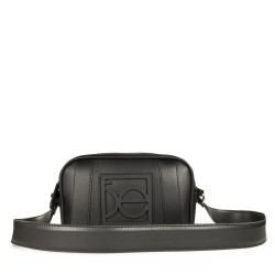 Bolsa Crossbody con Maxi Rubber color Negro