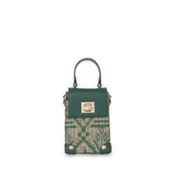 Bolsa Briefcase Rafia Chico color Verde