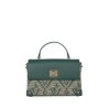 Bolsa Briefcase Rafia Mediano color Verde