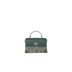 Bolsa Briefcase Rafia Mediano color Verde