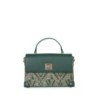 Bolsa Briefcase Rafia Mediano color Verde