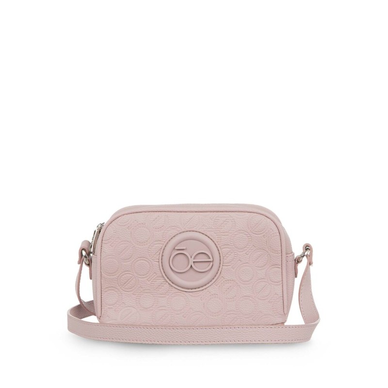 Bolsa Cloe Crossbody Monograma Troquelado color Rosa