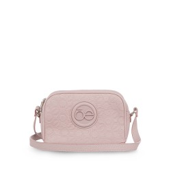 Bolsa Cloe Crossbody Monograma Troquelado color Rosa