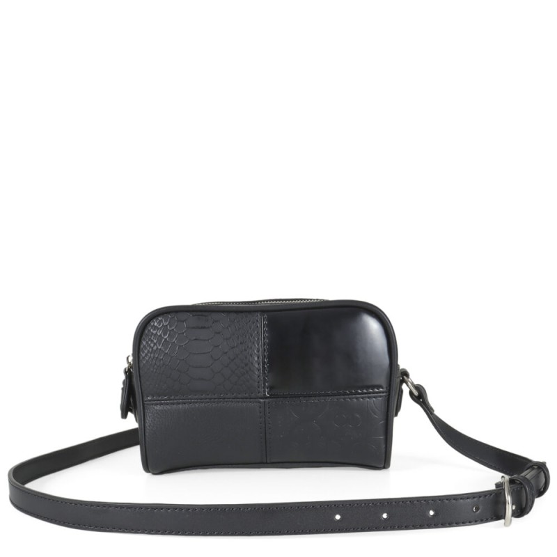 Bolsa Crossbody Dos Compartimentos color Negro