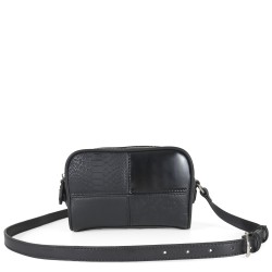 Bolsa Crossbody Dos Compartimentos color Negro