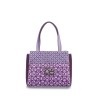 Bolsa Cloe Satchel Monograma Estampado color Morado