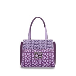 Bolsa Cloe Satchel Monograma Estampado color Morado