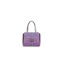 Bolsa Cloe Satchel Monograma Estampado color Morado