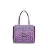 Bolsa Cloe Satchel Monograma Estampado color Morado