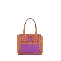 Bolsa Cloe Satchel Monograma Estampado color Naranja