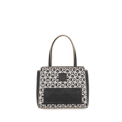 Bolsa Cloe Satchel Monograma Estampado color Negro