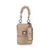 Bolsa Crossbody Look Animal Skin color Camel