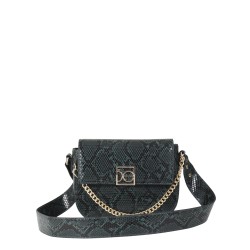 Bolsa Crossbody Look Animal Skin color Verde