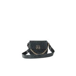 Bolsa Crossbody Look Animal Skin color Verde