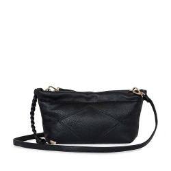 Bolsa Crossbody Maneral de Cadena color Negro