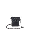 Bolsa Crossbody Metálica con Jareta color Negro