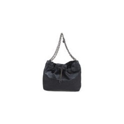 Bolsa Crossbody Metálica con Jareta color Negro