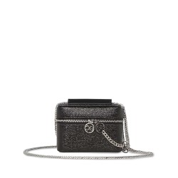 Bolsa Crossbody Metálico color Negro