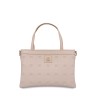 Bolsa Crossbody Monograma Troquelado color Nude