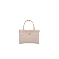 Bolsa Crossbody Monograma Troquelado color Nude