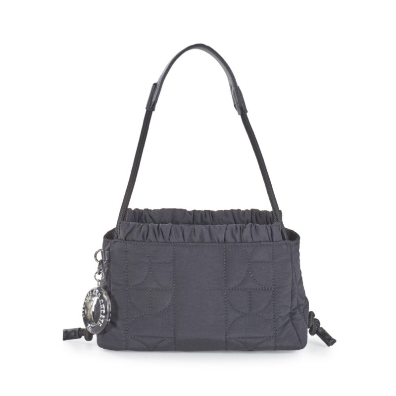 Bolsa Crossbody Textil Acolchada color Negro