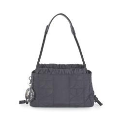 Bolsa Crossbody Textil Acolchada color Negro