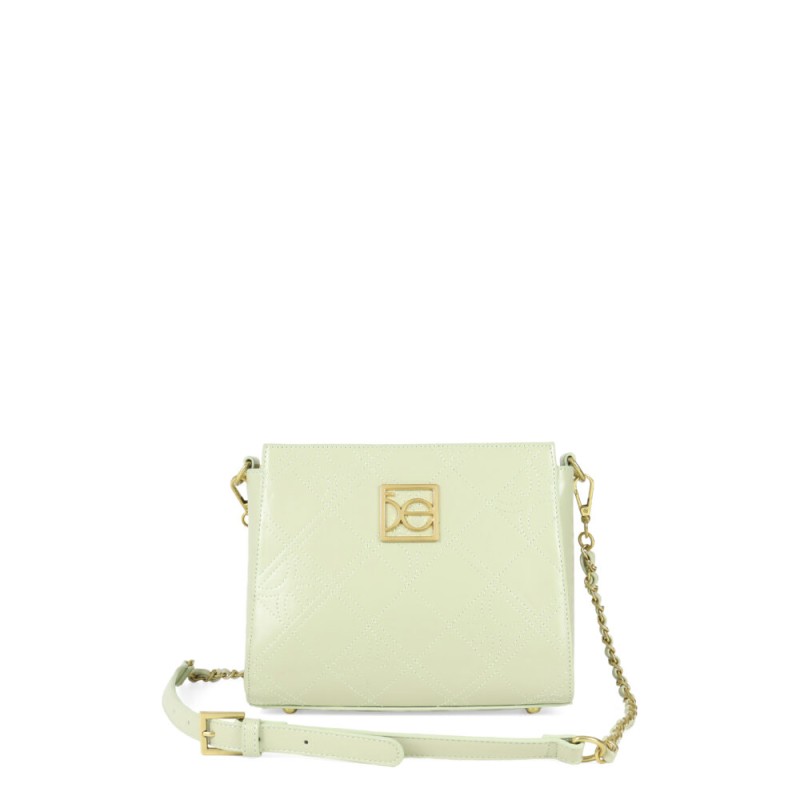 Bolsa Crossbody Troquelado a Rombos color Verde Menta