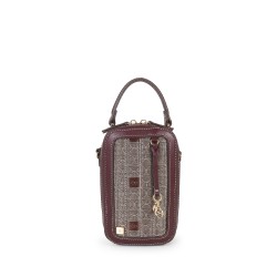 Bolsa Crossbody Vertical Acolchada Jacquard Multicolor