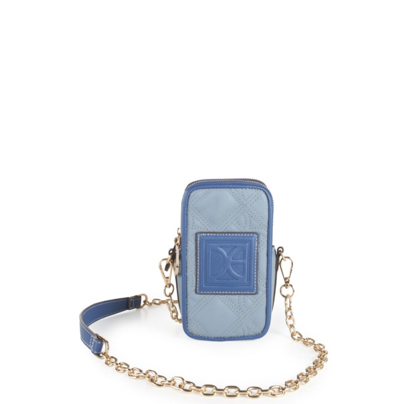 Bolsa Crossbody Vertical Material Reciclado color Azul