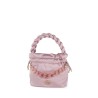Bolsa Drawstring Textil Maneral Trenzado color Rosa