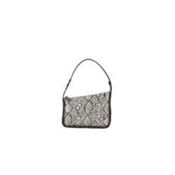 Bolsa Hobo Look Animal Skin color Gris
