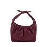 Bolsa Hobo Material Reciclado  color Rojo Tinto