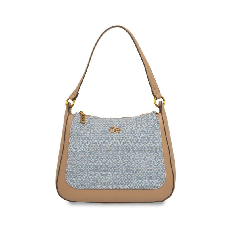 Bolsa Hobo Material Reciclado color Azul