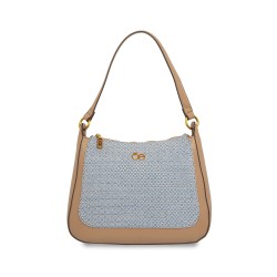 Bolsa Hobo Material Reciclado color Azul