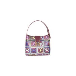Bolsa Hobo Monograma Estampado Multicolor