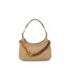 Bolsa Hobo Textil Acolchada a Rombos color Camel