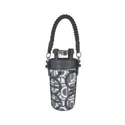 Bolsa Porta Botella Monograma estampado color Negro