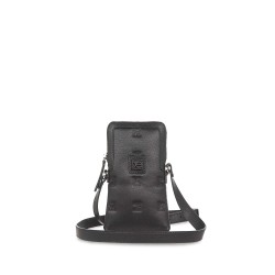 Bolsa Porta Celular Monograma Troquelado color Negro