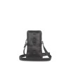 Bolsa Porta Celular Monograma Troquelado color Negro