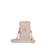 Bolsa Porta Celular Monograma Troquelado color Nude