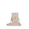 Bolsa Porta Celular Monograma Troquelado color Nude