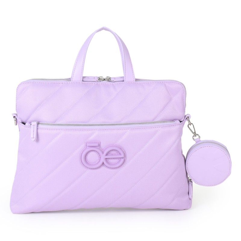 Bolsa Porta Laptop 13 Plg con Monedero color Lila