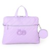 Bolsa Porta Laptop 13 Plg con Monedero color Lila