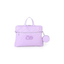 Bolsa Porta Laptop 13 Plg con Monedero color Lila