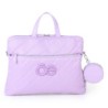 Bolsa Porta Laptop 13 Plg con Monedero color Lila