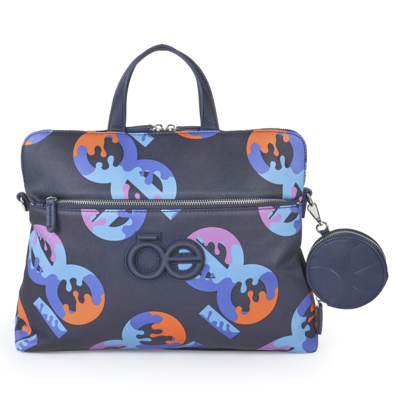 Bolsa Porta Laptop 13 Plg con Monedero Multicolor