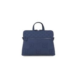 Bolsa Porta Laptop 15 plg Acolchada en Monograma color Azul Marino