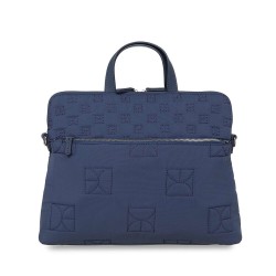 Bolsa Porta Laptop 15 plg Acolchada en Monograma color Azul Marino