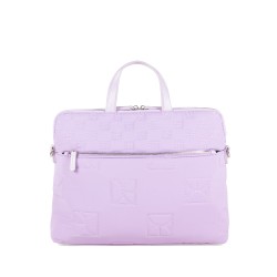 Bolsa Porta Laptop 15 plg Acolchada en Monograma color Lila