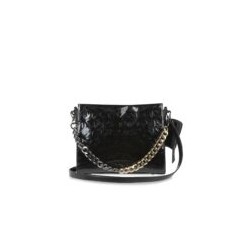 Bolsa Satchel Charol con Monedero color Negro